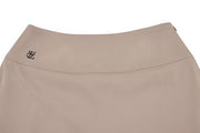 RIB BACK PLEATED SKIRT