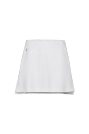 RIB BACK PLEATED SKIRT