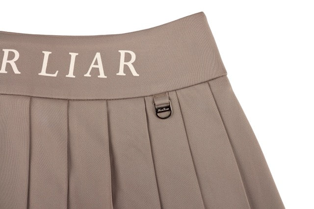 HIGH-WAISTED JERSEY PLEATED SKIRT