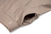 HIGH-WAISTED JERSEY PLEATED SKIRT
