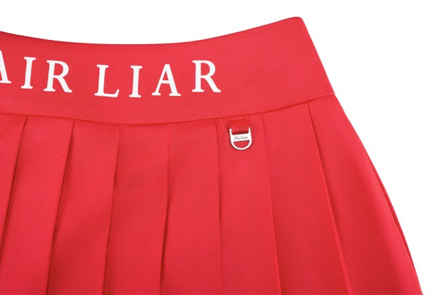 HIGH-WAISTED JERSEY PLEATED SKIRT