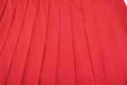 HIGH-WAISTED JERSEY PLEATED SKIRT