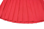 HIGH-WAISTED JERSEY PLEATED SKIRT