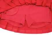 HIGH-WAISTED JERSEY PLEATED SKIRT