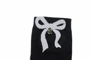 RIBBON JACQUARD SUMMER ANKLE SOCKS