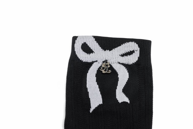 RIBBON JACQUARD SUMMER ANKLE SOCKS