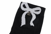 RIBBON JACQUARD SUMMER ANKLE SOCKS