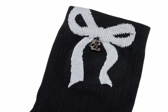 RIBBON JACQUARD SUMMER ANKLE SOCKS