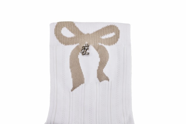 RIBBON JACQUARD SUMMER ANKLE SOCKS