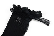 LACE RIBBON SUMMER ANKLE SOCKS