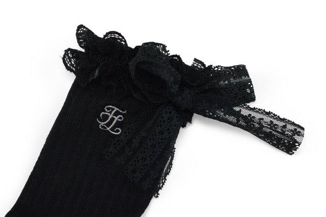 LACE RIBBON SUMMER ANKLE SOCKS