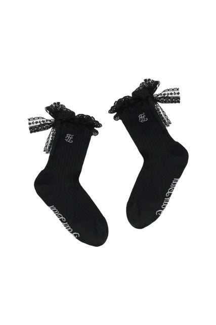 LACE RIBBON SUMMER ANKLE SOCKS