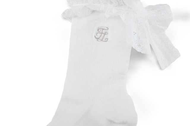 LACE RIBBON SUMMER ANKLE SOCKS