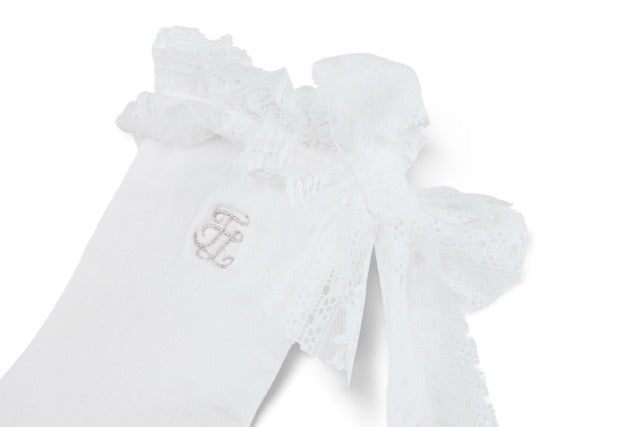 LACE RIBBON SUMMER ANKLE SOCKS