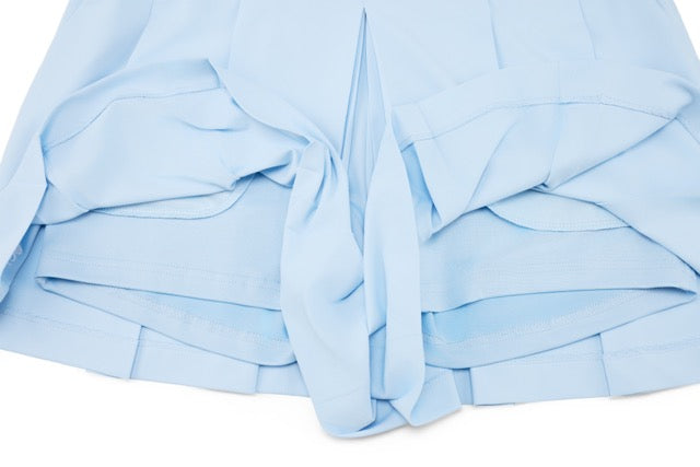 BANDED PLEATS SKORT