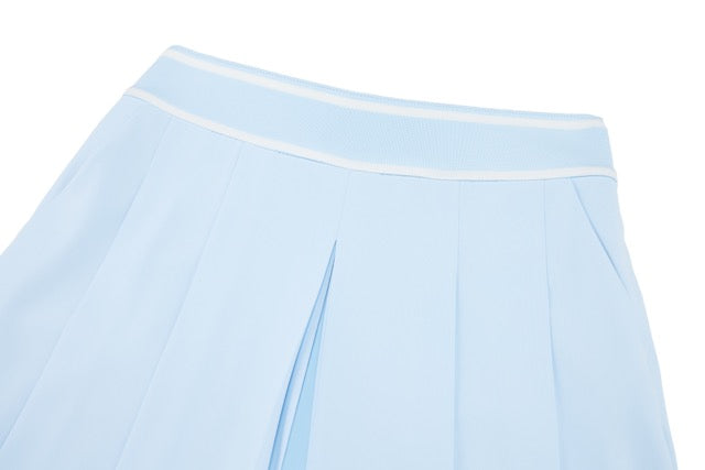 BANDED PLEATS SKORT