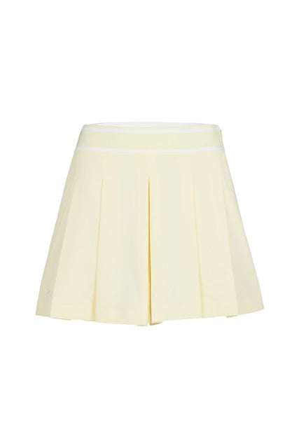 BANDED PLEATS SKORT