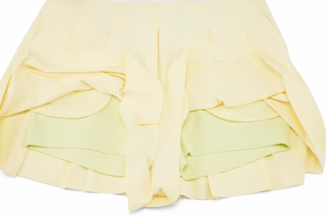 BANDED PLEATS SKORT