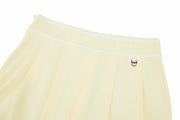 BANDED PLEATS SKORT