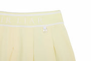 BANDED PLEATS SKORT