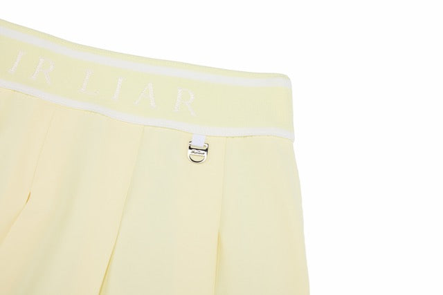 BANDED PLEATS SKORT