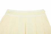 BANDED PLEATS SKORT