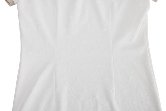 PETIT COLLAR LOGO JACQUARD T-SHIRT