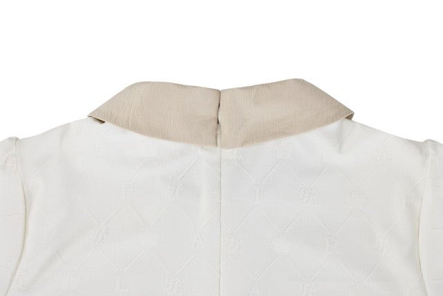 PETIT COLLAR LOGO JACQUARD T-SHIRT