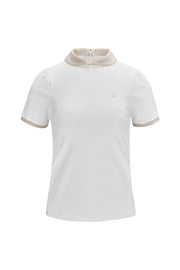PETIT COLLAR LOGO JACQUARD T-SHIRT