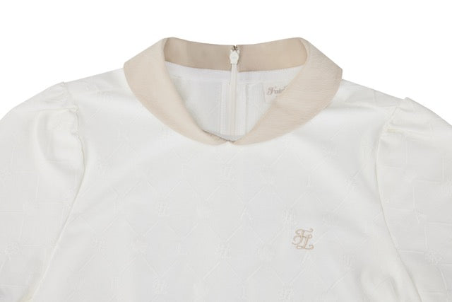 PETIT COLLAR LOGO JACQUARD T-SHIRT