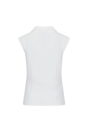 PEARL RIBBON SLEEVELESS T-SHIRT