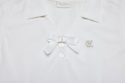 PEARL RIBBON SLEEVELESS T-SHIRT