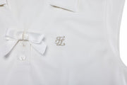 PEARL RIBBON SLEEVELESS T-SHIRT