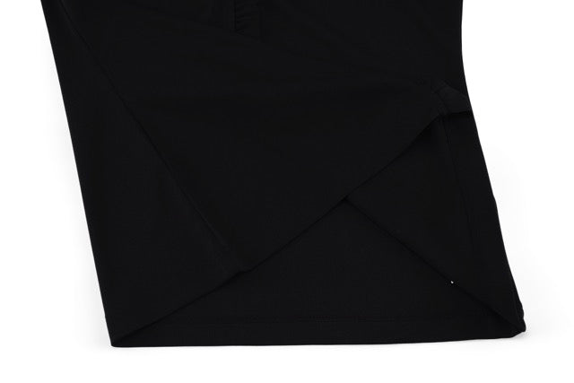 FRILL V-NECK SLEEVELESS T-SHIRT
