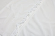 FRILL V-NECK SLEEVELESS T-SHIRT