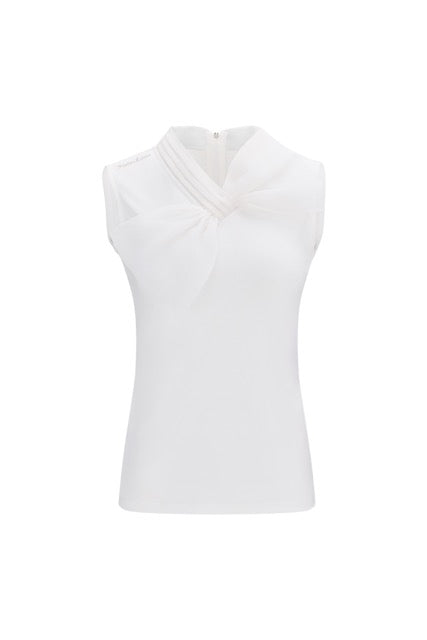 BIG RIBBON SLEEVELESS T-SHIRT