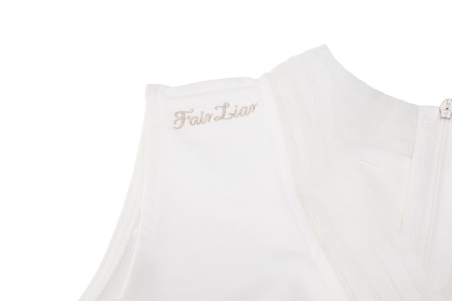 BIG RIBBON SLEEVELESS T-SHIRT