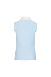 POM-POM SEERSUCKER SLEEVELESS T-SHIRT