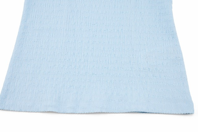 POM-POM SEERSUCKER SLEEVELESS T-SHIRT