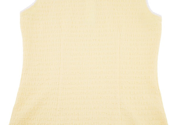 POM-POM SEERSUCKER SLEEVELESS T-SHIRT