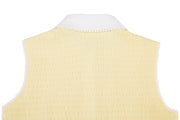 POM-POM SEERSUCKER SLEEVELESS T-SHIRT