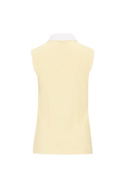 POM-POM SEERSUCKER SLEEVELESS T-SHIRT