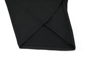 T-SHIRT CONTRAST OPEN-NECK SLEEVELESS T-SHIRT