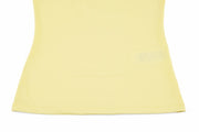 T-SHIRT CONTRAST OPEN-NECK SLEEVELESS T-SHIRT