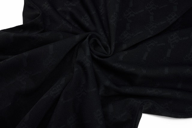 LOGO JACQUARD SEE-THROUGH T-SHIRT