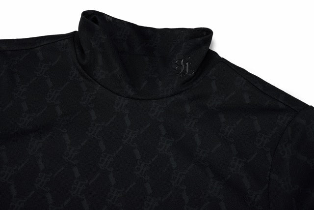 LOGO JACQUARD SEE-THROUGH T-SHIRT