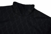 LOGO JACQUARD SEE-THROUGH T-SHIRT