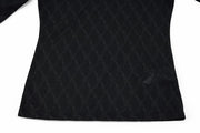 LOGO JACQUARD SEE-THROUGH T-SHIRT