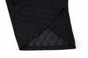 LOGO JACQUARD SEE-THROUGH T-SHIRT