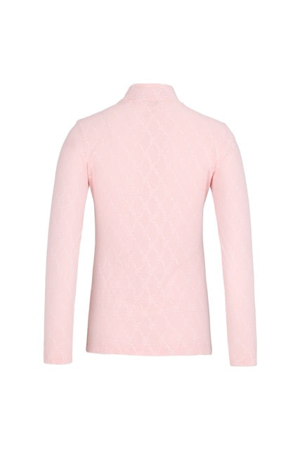 LOGO JACQUARD SEE-THROUGH T-SHIRT